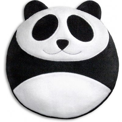 Leschi Hřející polštářek panda Bao 25x25cm – Zboží Mobilmania
