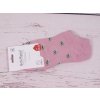 Emi Ross ponožky nízké kotníkové s pejsky růžové