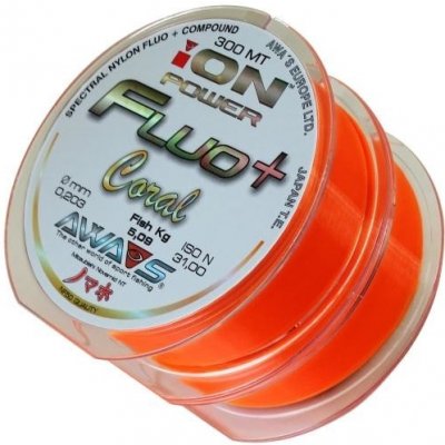 Awa-shima Ion Power Fluo+ Coral 2x300 m 0,331 mm – Zboží Mobilmania