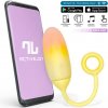 InToYou App Series Vibrating Egg with App Double Layer Silicone Orange-Yellow