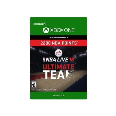 NBA LIVE 18: NBA UT 2200 Points Pack – Zboží Mobilmania