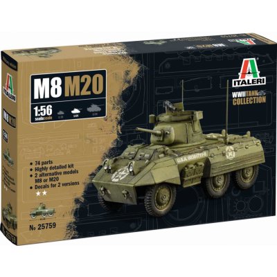 Italeri M8/M20 Model Kit military 25759 1:56