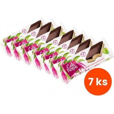 Celi Hope Oplatka mléčná polomáčená s amarantem 7 x 35 g – Hledejceny.cz
