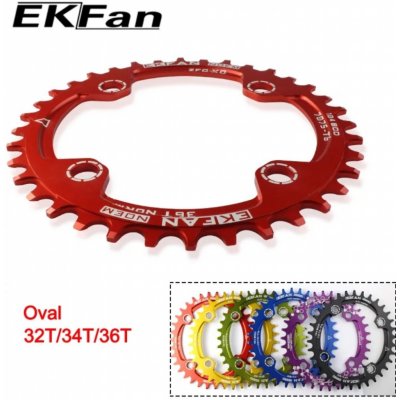 EKFAN Oval 34T Převodník Červený104BCD – Hledejceny.cz