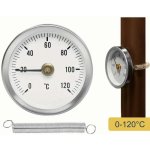 MALGORANI SITEM Příložný bimetalový teploměr d63mm s pružinou, 0-120°C TC63 – Sleviste.cz