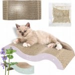 JUNIOR škrabací vlna karton 38 x 7 x 18 cm – Zboží Dáma