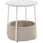 Trendie stolek Flax bílý – Zboží Mobilmania