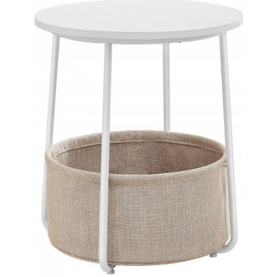 Trendie stolek Flax bílý – Zboží Mobilmania