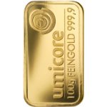 Umicore Zlatý slitek 100 g – Zboží Dáma