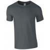Pánské Tričko Gildan bavlněné tričko SOFTSTYLE dřevěné uhlí šedé