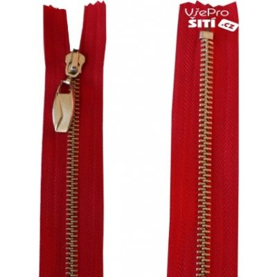 zip nikl ČERVENÝ ozdobný děl 3113XX – Hledejceny.cz