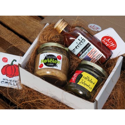 CHILLIMAT Dárkový chilli set Pikantní tak akorát : – Zboží Dáma
