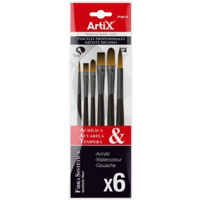 Main Paper S.L. Štětce kulaté a ploché syntetické č.16, 10, 8, 6 sada č.20 (6ks) – Hledejceny.cz