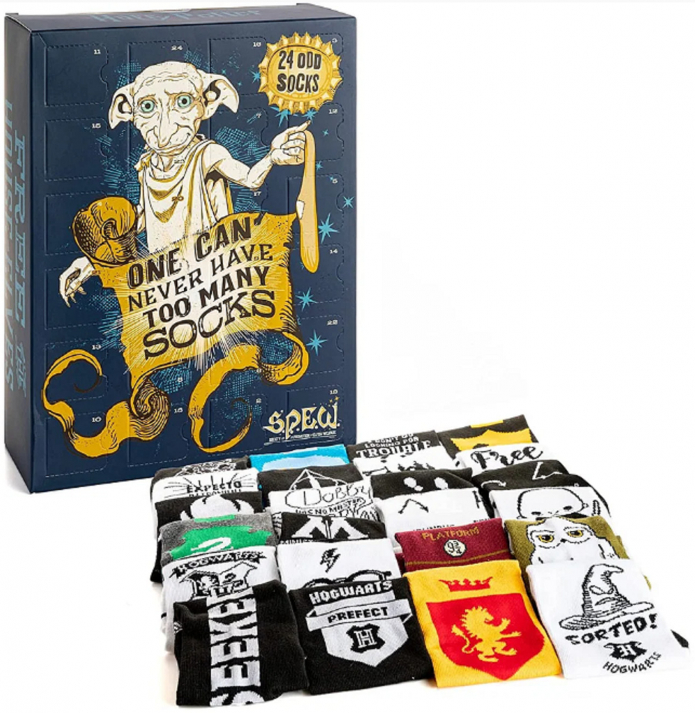 Epee Merch Harry Potter Dobby Adventní kalendář 24 denní ponožkový