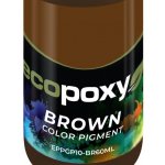 EcoPoxy Barevné pigmenty do pryskyřice hnědá 60 ml – Zbozi.Blesk.cz