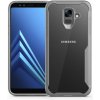 Pouzdro a kryt na mobilní telefon Samsung Pouzdro JustKing nárazuvzdorné čiré Samsung Galaxy A6 2018 - šedé