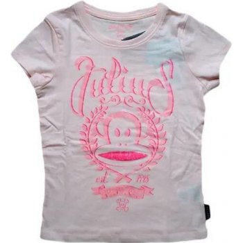 Paul Frank Krásné originální dětské tričko pro holky růžové