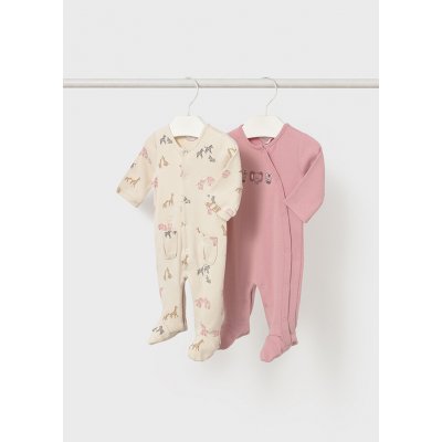 2pack overalů Zvířátka světle růžový NEWBORN Mayoral – Sleviste.cz