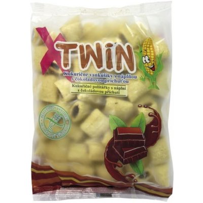TWIN Kukuřičné polštářky s čokoládovou náplní 140g – Zboží Dáma