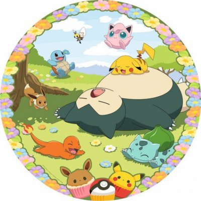 Ravensburger Kruhové Roztomilí Pokémoni 500 dílků – Zboží Mobilmania