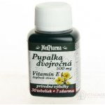 MedPharma Pupalka dvouletá 500 mg + Vitamín E 37 tablet – Hledejceny.cz