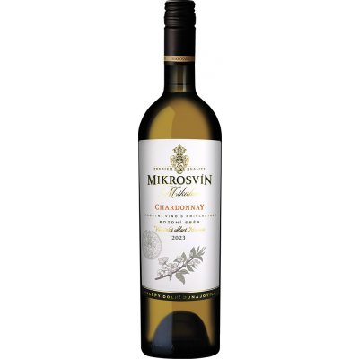 Mikrosvín Chardonnay pozdní sběr 2023 14% 0,75 l (holá láhev) – Hledejceny.cz