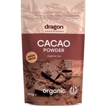 Dragon Superfoods Kakao nepražené prášek BIO RAW 200 g