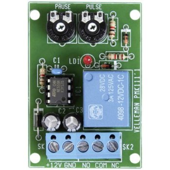 Velleman VM136 modul 12 V/DC Intervalový časovač 3 A