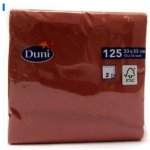 Duni ubrousky 33cm 2V bordó 125ks – Zboží Dáma