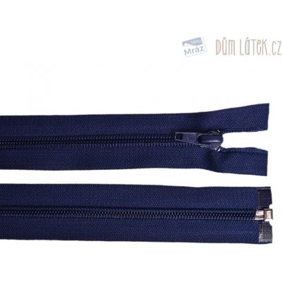 Zip spirálový 6mm dělitelný 30cm tmavě modrý – Zboží Mobilmania