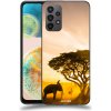 Pouzdro a kryt na mobilní telefon Samsung Pouzdro ACOVER Samsung Galaxy A23 5G s motivem Elephant