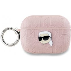 Karl Lagerfeld PU Embossed Karl Head Pouzdro pro AirPods Pro 2 KLAP2PGKIPP