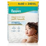 Pampers Dětské čisticí ubrousky, Aqua Soft Touch Baby 4 x 60 ks – Hledejceny.cz
