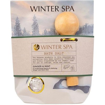 Accentra Sůl do koupele Winter spa v dárkovém sáčku vč. dřevěné lžičky 150 g – Zboží Mobilmania