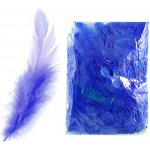 Peří barevné Luma, tmavě modré, 10g – Zboží Dáma