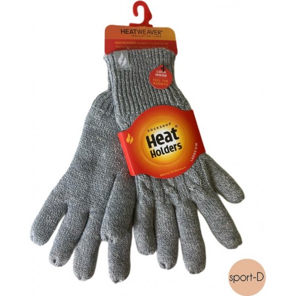  Heat Holders BSGH763 dámské pletené rukavice šedé