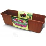 Plastia Samozavlažovací truhlík SIESTA LUX 60x20x19 cm terakota – Hledejceny.cz