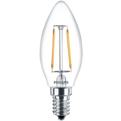 Philips LED Classic 2,3-25W, E14, 2700K, Čirá 929001238395 – Zboží Mobilmania