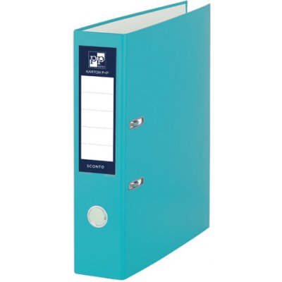 Karton P+P Pákový pořadač A4 7 cm SCONTO světle modrý 9-967 Modrá | – Zboží Živě