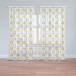 Sablio Záclony Barevné kytičky: 2ks 150x250cm – Hledejceny.cz