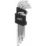 Sada imbus klíčů NEO TOOLS s kuličkou 1,5-10, 9 dílů, 09-525 – Sleviste.cz