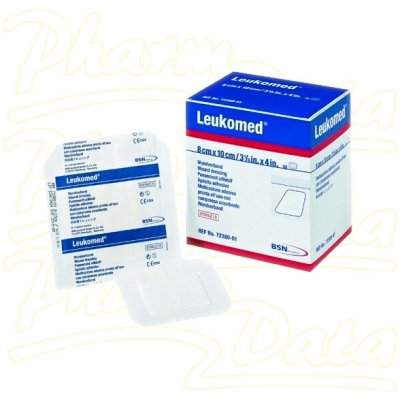 Leukomed 8 x 10cm 50 ks netkané krytí s polštářkem – Hledejceny.cz