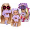 Panenka Barbie Barbie Little Doll 4 Fialová kapuce Blond poníci