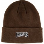 Creature LOGO OUTLINE beanie LONG SHOREMAN DARK BROWN – Hledejceny.cz