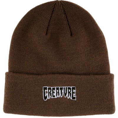 Creature LOGO OUTLINE beanie LONG SHOREMAN DARK BROWN – Hledejceny.cz