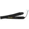 Fender 2" Black Poly Strap with Yellow Logo