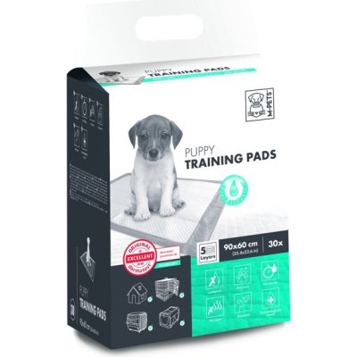 M-Pets Podložky pro štěňata Levandule 90 x 60 cm 30 ks – Zboží Mobilmania