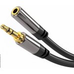 PREMIUMCORD prodlužovací kabel, Jack 3.5mm - Jack 3.5mm M/F 5m kjqmf5 – Zboží Mobilmania