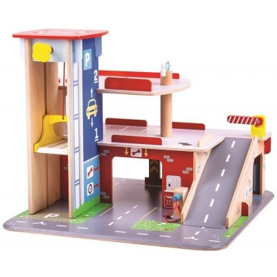 Bigjigs Toys Garáž s parkovištěm – Zboží Mobilmania