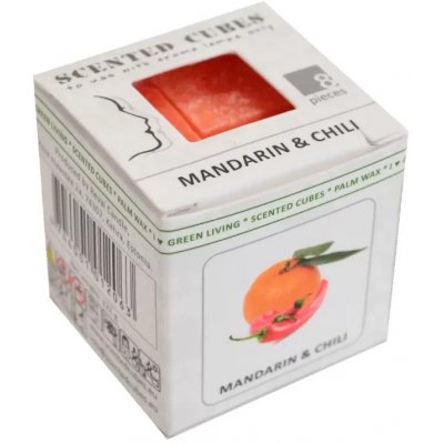 Scented cubes Vonný vosk do aromalampy Mandarinka + Chilli 8 ks 22 g – Hledejceny.cz